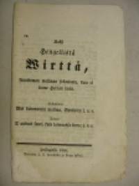 Kaksi hengellistä wirttä 1860