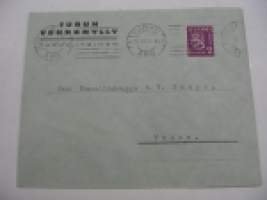 Turun Vehnämylly Oy Turku 28.12.1935 -kirjekuori