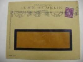 Osakeyhtiö J & E Humelin Turku 11.9.1930 -kirjekuori