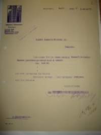 Helsingin rakennusainekauppa oy, Helsinki 9.4 1915 asiakirja