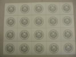 Valtion Rautatiet VR liimamerkkiarkki 