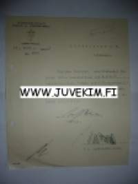 Hämeenlinnan Keskus- ja Lääninvankila Hämeenlinna 22.6.1932 -asiakirja