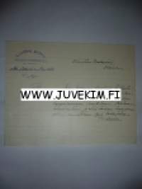 Liedon piirin Kruununnimismies Åbo/Turku 20.7.1923 -asiakirja