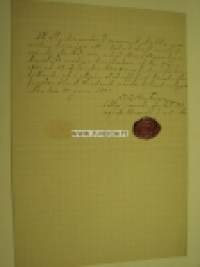 Herbert Emerik Aalto -todistus ruotsinkielen taidosta, 1901, allekirjoitus K.J. Hartman