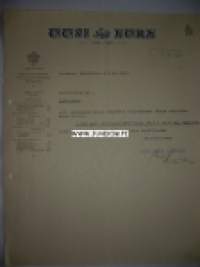 Uusi Aura Turku 8.4.1932 -asiakirja