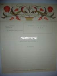 Arkkitehti Stenfors Koskenkorva 26.10.1936 -sähkösanoma