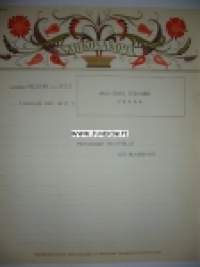  Arkkitehti Stenfors Helsinki 26.10.1936 -sähkösanoma