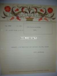 Arkkitekten Stenfors Vasa 26.10.1936 -sähkösanoma