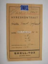 Hyreskontrakt 1942 -Iso-Roobertinkatu 36-40 B 14