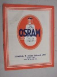 Osram ilmatyhjälamput -myyntiesite