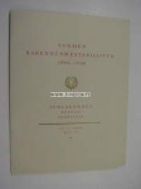 Suomen Rakennusmestariliitto 1905-1930 -juhlakokouskutsu Hotelli Fennia 