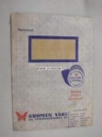 Suomen Väri- ja vernissatehdas Oy -kirjekuori