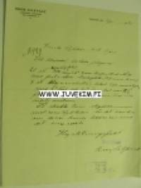 Bror Silfvast, Lappträsk 16.10.1926 -asiakirja