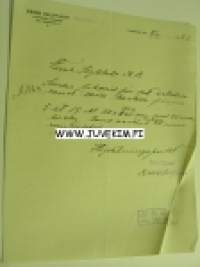 Bror Silfvast, Lappträsk 8.2.1926 -asiakirja