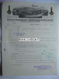 Ernst Gessner, Aktiengesellschaft Ergzeb 6.7.1925 -asiakirja