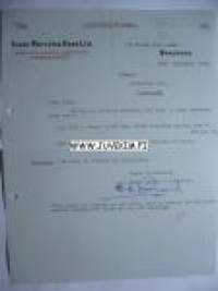 Isaac Naylor & Sons Ltd Bradford 25.9.1939 -asiakirja