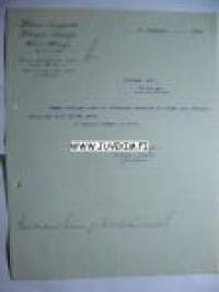 Helsingin lumppuliike Helsinki/Helsingfors 10.2.1925 -asiakirja