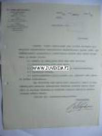 K. Holopainen Helsinki 12.4.1926 -asiakirja