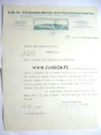 A. B. De Förenade Borst- och Penselfabrikerna Åbo 30.9.1933 -asiakirja