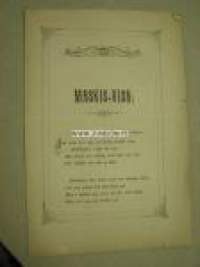 Maskis-Visa -laulun sanat