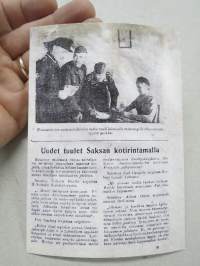 Uudet tuulet Saksan kotirintamlla... -neuvostoliittolainen lentolehtinen, josta tehty postikortti