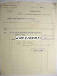 Ahlman & Pulkkinen Tammerfors/Tampere 28.5.1919 -asiakirja