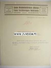 Suomen Metsänhoitoyhdistyksen Julkaisuja Helsingfors/Helsinki 7.4.1919 -asiakirja