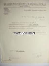 Suomen Osuutukkukauppa r.l. Helsinki 29.9.1920 -asiakirja