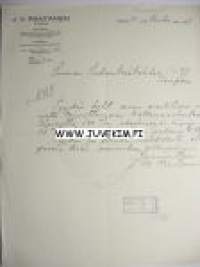 J. V. Rantanen Ypäjä 31.5.1929 -asiakirja