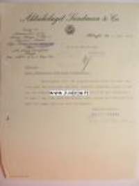 Aktiebolaget Sandman & Co Helsingfors/Helsinki 11.6.1927