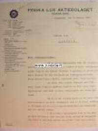 Finska Lux Aktiebolaget Helsingfors/Helsinki 22.10.1922