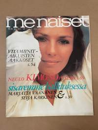 Me Naiset 1972 nro 38 ilmestynyt 20.9.1972, Erkki Rantanen - pantu paljon vartijaksi, Lenita, Marja-Leena Mikkola, Aino Räsänen