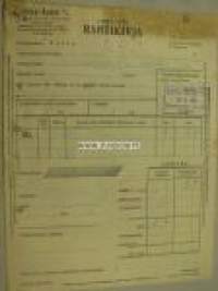 Littoinen Oy - Matka-Autot Oy Linja-Auto Rahtikirja 