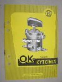 Valtion Sähköpaja OK pakettikytkimiä -tuoteluettelo