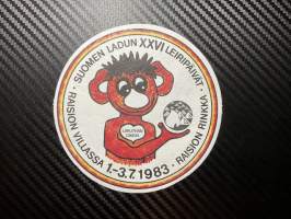 Suomen ladun leiripäivät 1-3.7.1983 -tarra