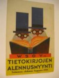 WSOY:n  tietokirjojen alennusmyynti 1938