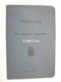 Turun kaupungin kansakoulut Mauno August Naulanen -todistuskirja