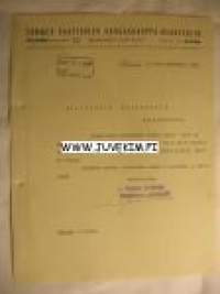 Suomen Vaatturien Kangaskauppa - Osakeyhtiö Helsinki 30.12.1925 -asiakirja