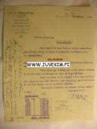 S. Skurnik Helsinki/Helsingfors 18.11.1925 -asiakirja