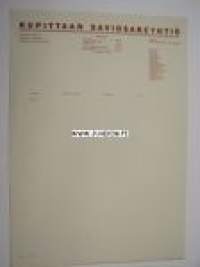 Kupittaan Savi Oy -kirjelomake