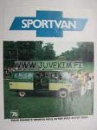 Chevrolet Sportvan 1976 -myyntiesite