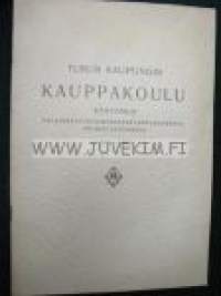 Turun kaupungin kauppakoulu 1961-62