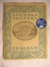 Svenska Teatern Program 1924-25 nr 1 -käsiohjelma