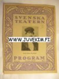 Svenska Teatern Program 1922-23 nr 7 -käsiohjelma