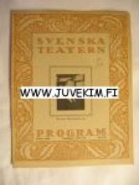Svenska Teatern Program 1921-22 nr 17 -käsiohjelma