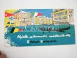 Ohjeita ulkomaille matkustaville -Helsingin Osakepankki esite