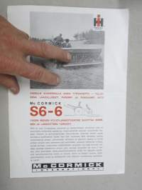 McCormick International S 6-6, yhden miehen kylvö-lannoituskone -myyntiesite