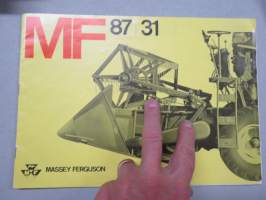 Massey-Ferguson 87 / 31 leikkuupuimuri -myyntiesite
