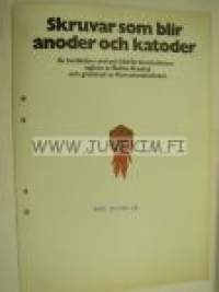 Skruvar som blir anoder och katoder -Bulten-Kanthal esite