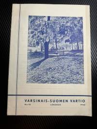Varsinais-Suomen Vartio - Lokakuu 1940 nro 10